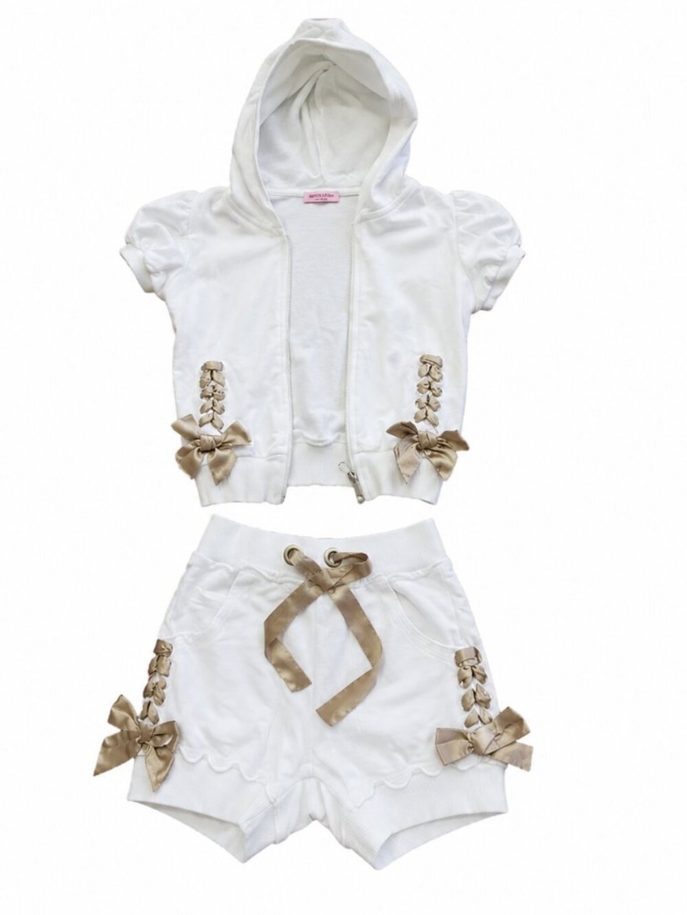 Monnalisa Girls 2 Piece Set Made in Italy Size 110 – 4-5Y Vintage